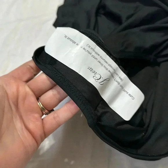 J. Crew Black Ruched Square-neck One Piece Swimsuit Size 22 NWT - Picture 5 of 6